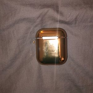 AirPods with a gold case